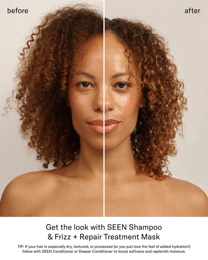 SEEN Frizz + Repair Treatment Mask, Fragrance Free