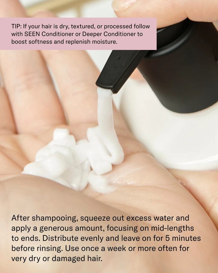 SEEN Frizz + Repair Treatment Mask, Fragrance Free