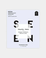 SEEN Travel Trio, Fragrance Free, Boxed