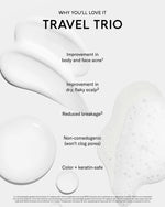 SEEN Travel Trio, Fragrance Free, Boxed