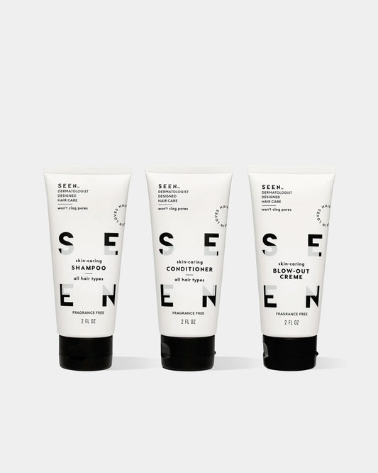 SEEN Travel Trio, Fragrance Free, Boxed