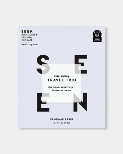 SEEN Travel Trio, Fragrance Free, Boxed