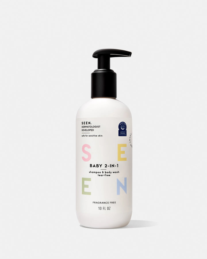 SEEN Baby 2-in-1 Shampoo & Body Wash, Fragrance Free