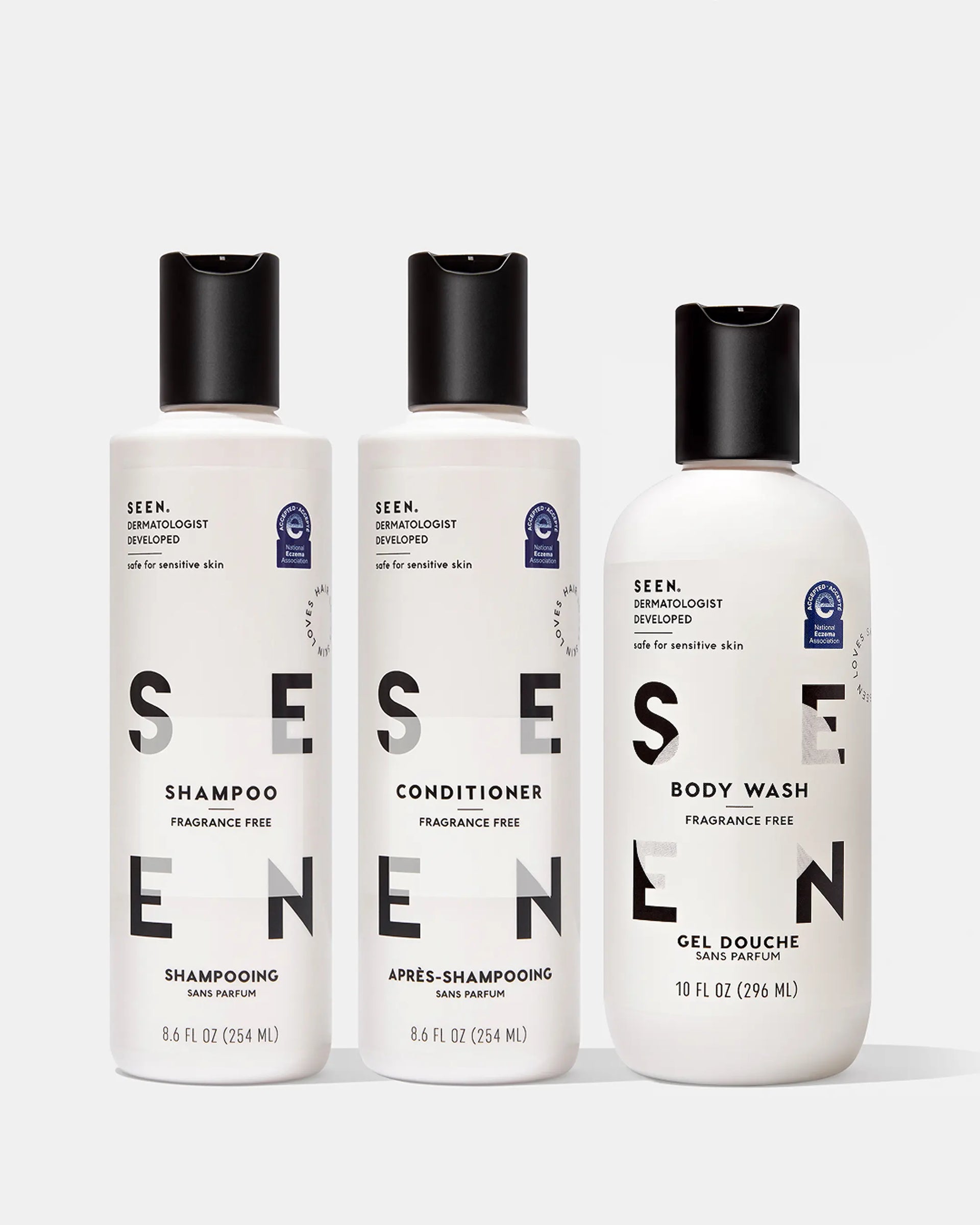 SEEN Eczema-Safe Bundle, Fragrance Free
