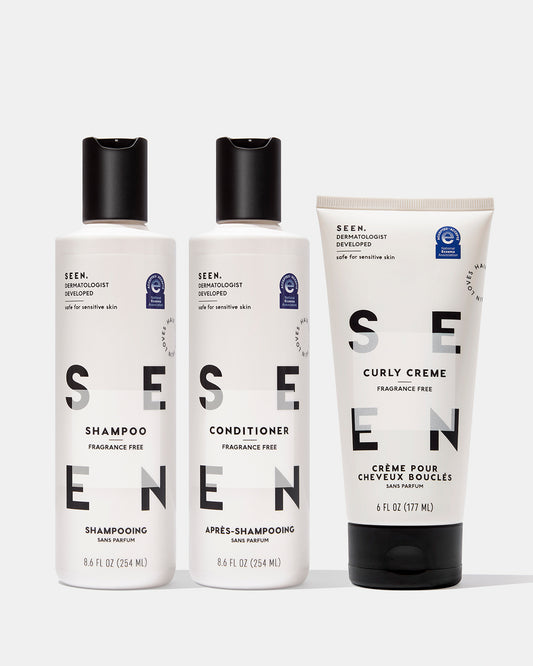 SEEN Power Bundle, Curly, Fragrance Free
