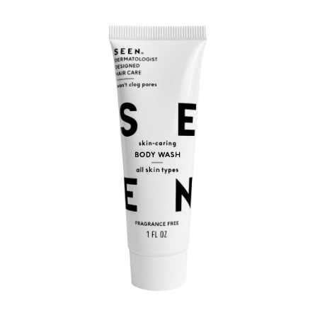 SEEN Body Wash, Fragrance Free, Deluxe Sample