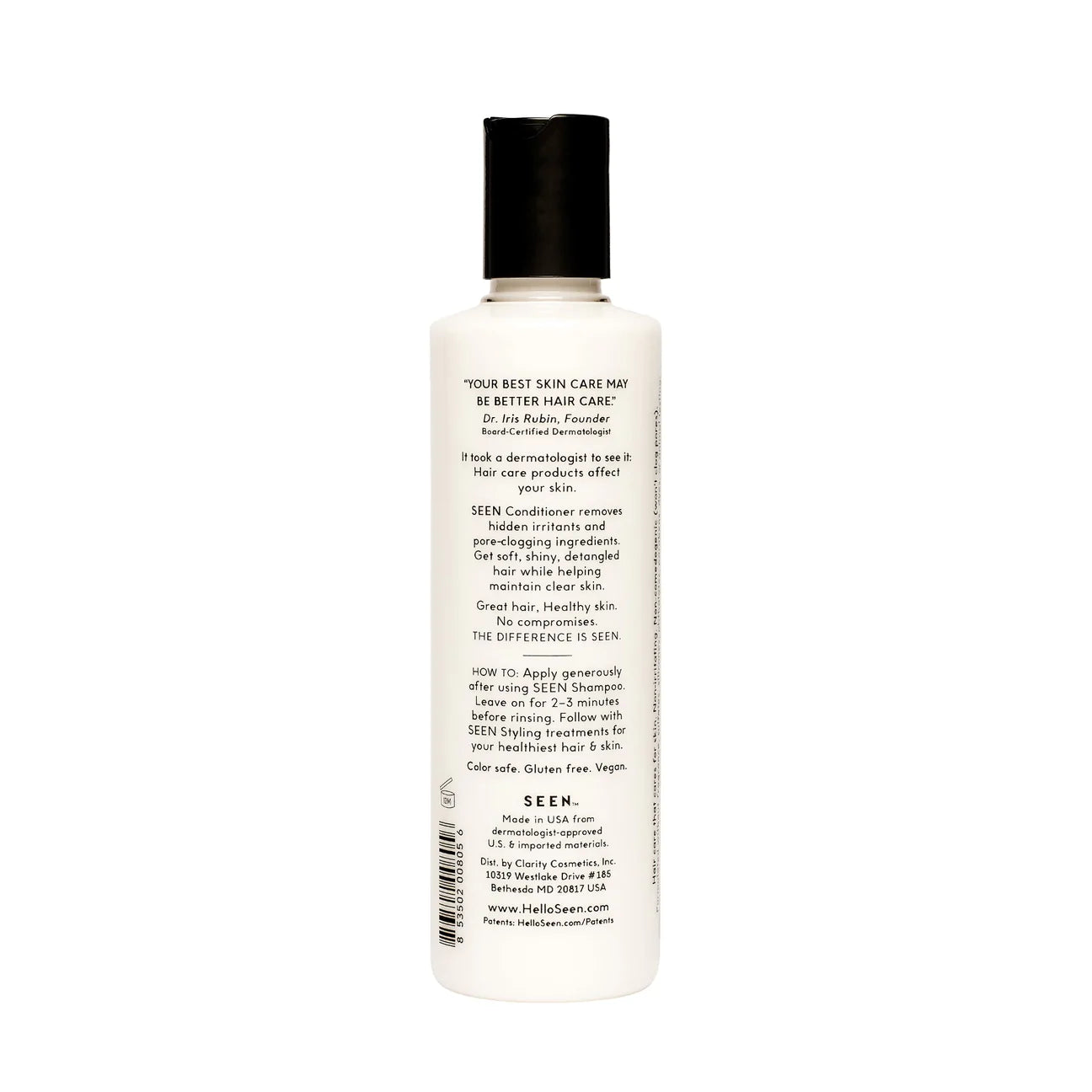SEEN Fragrance Free Conditioner - Dermatologist Recommended & Designed