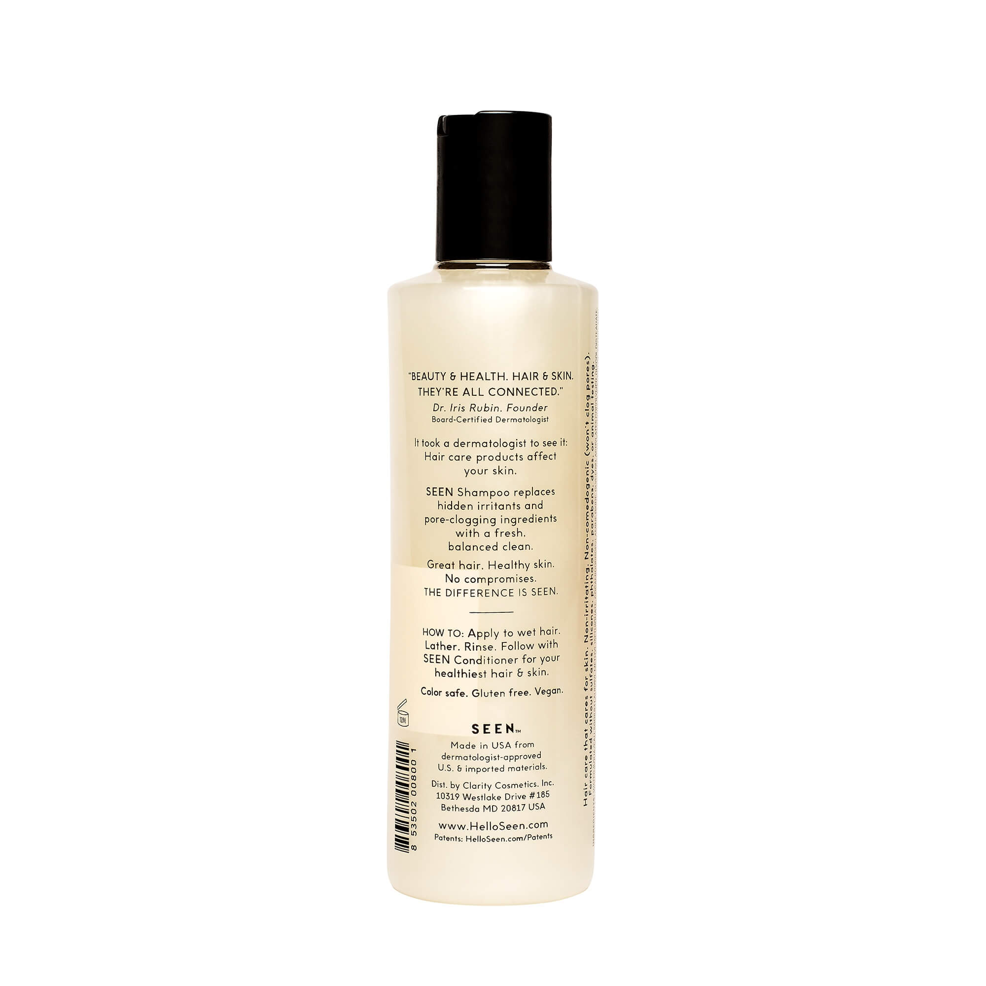 SEEN Shampoo - Dermatologist Recommended Shampoo for Sensitive Skin